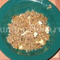 Рецепт Каши гречневой с белыми грибами