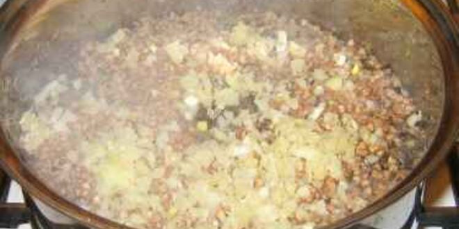 Рецепт каши гречневой с белыми грибами