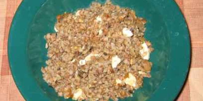 Рецепт каши гречневой с белыми грибами