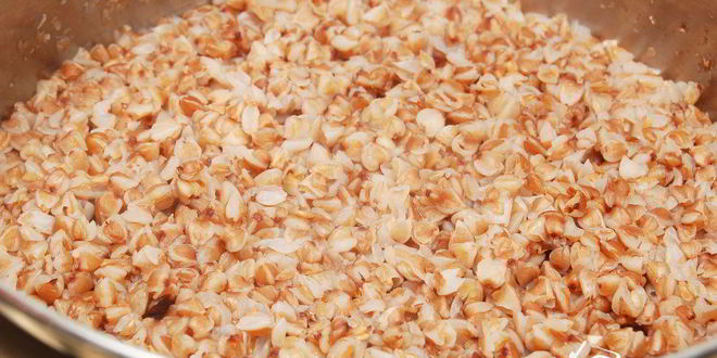 Рецепт каши гречневой с грибами и луком