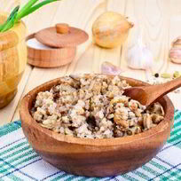 Каша гречневая с грибами