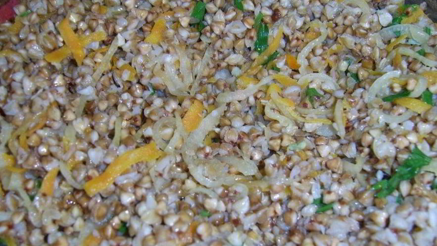 Рецепт каши гречневой с луком