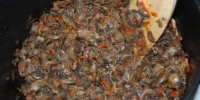 Рецепт постной гречки с грибами