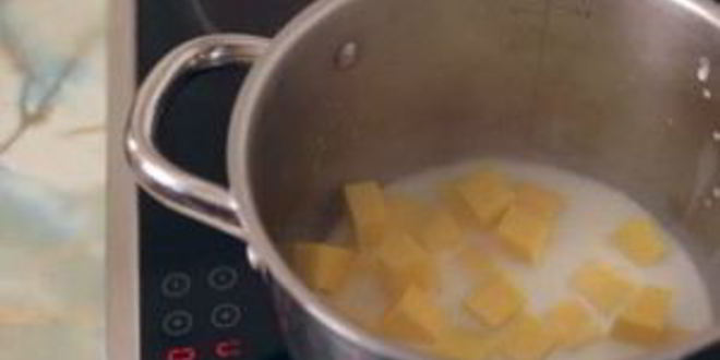 Рецепт каши из тыквы на молоке без крупы