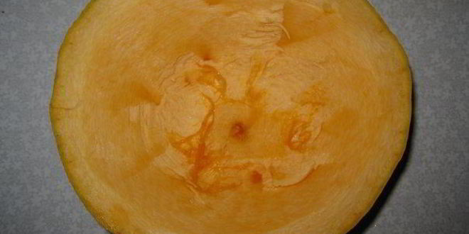 Рецепт каши из тыквы в тыквенном горшочке с грецкими орехами