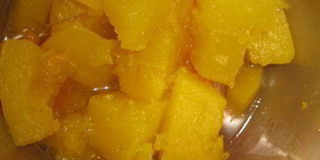 Рецепт каши из тыквы в тыквенном горшочке с грецкими орехами