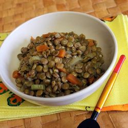 Рецепт Каши из зеленой чечевицы