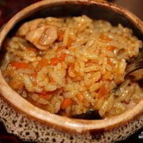 Каша с мясом в автоклаве