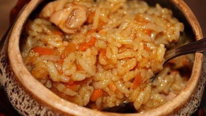 Рецепт Каши с мясом в автоклаве