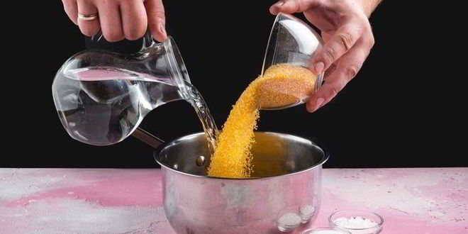 Рецепт кукурузной каши на молоке