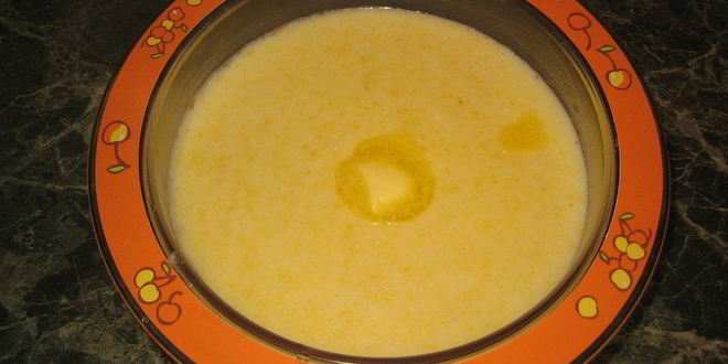 Рецепт кукурузной каши с бананом