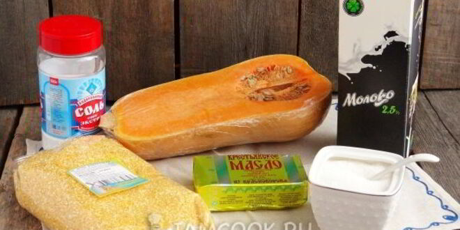 Рецепт кукурузной каши с тыквой в мультиварке