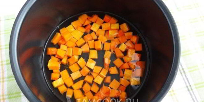 Рецепт кукурузной каши с тыквой в мультиварке