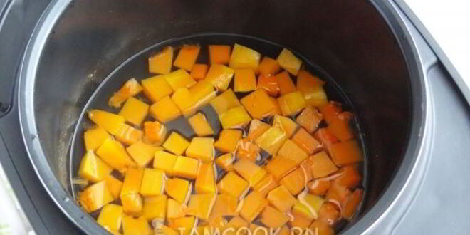 Рецепт кукурузной каши с тыквой в мультиварке
