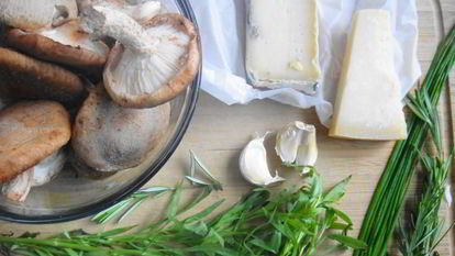 Рецепт Поленты с грибами