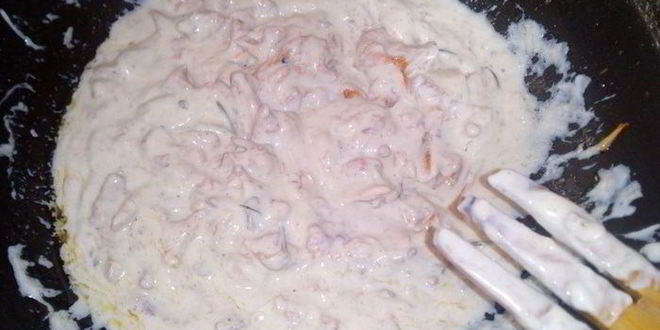 Рецепт поленты с лисичками в сливочном соусе