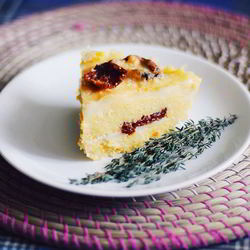 Рецепт Поленты с моцареллой, вялеными помидорами и пряными травами