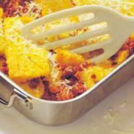 Рецепт Поленты с мясным фаршем