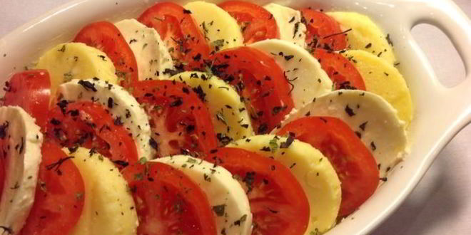 Рецепт поленты, запеченной с помидорами