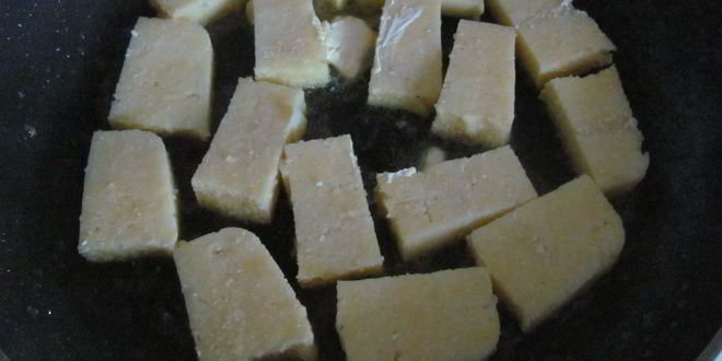 Рецепт жареной кукурузной каши