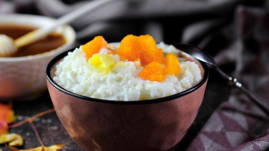 Рецепт молочной каши с тыквой и рисом