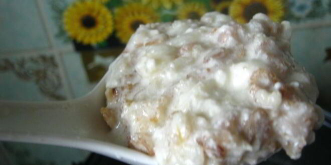 Рецепт мультизлаковой молочной каши с яблоком