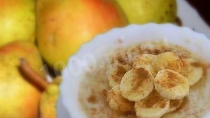 Рецепт грушевой овсяной каши