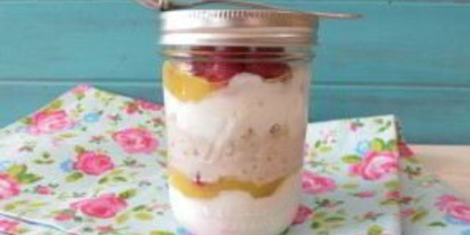 Рецепт ленивой овсянки на кефире