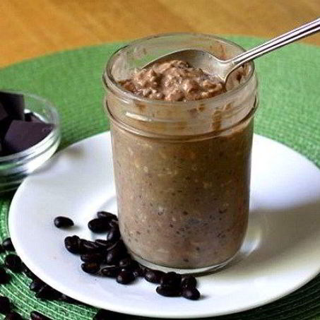 Рецепт Мокко-овсянки в банке