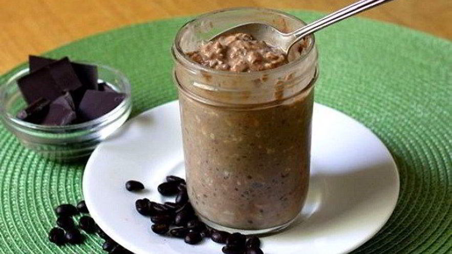 Рецепт мокко-овсянки в банке