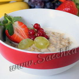 Рецепт Овсяной каши на молоке
