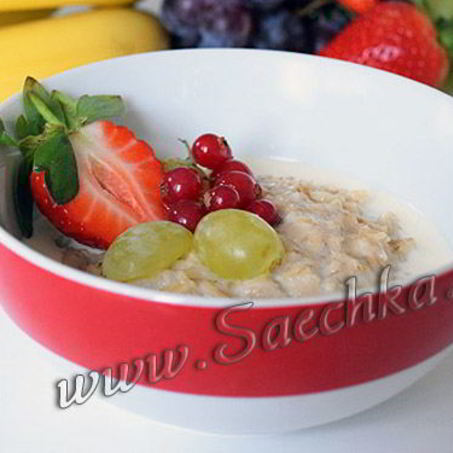 Рецепт Овсяной каши на молоке