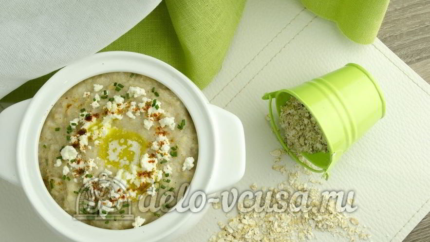 Рецепт овсяной каши на воде