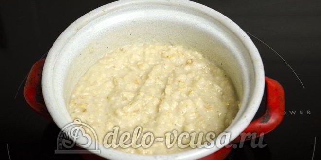 Рецепт овсяной каши на воде