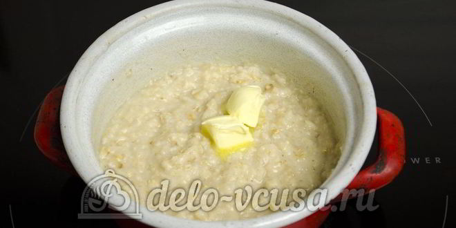 Рецепт овсяной каши на воде