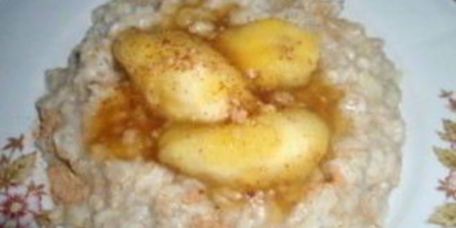 Рецепт овсяной каши с бананом