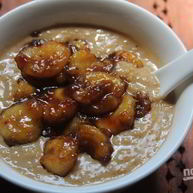 Рецепт Овсяной каши с карамелью и бананом