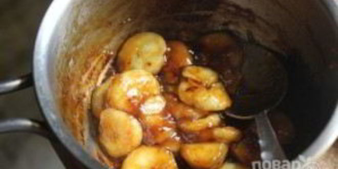 Рецепт овсяной каши с карамелью и бананом