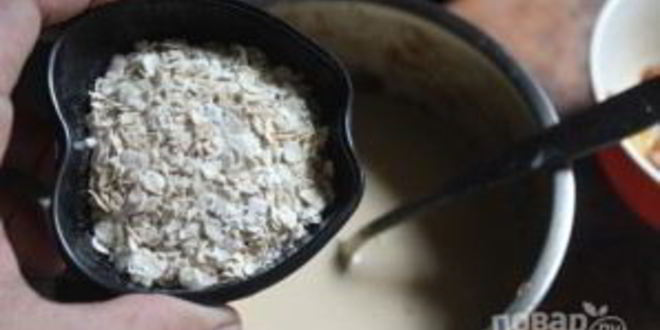 Рецепт овсяной каши с карамелью и бананом