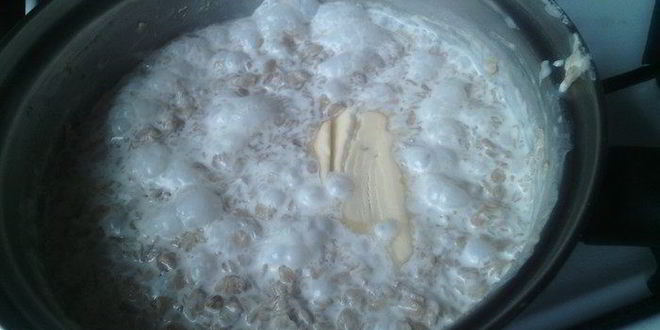 Рецепт овсяной каши с курагой