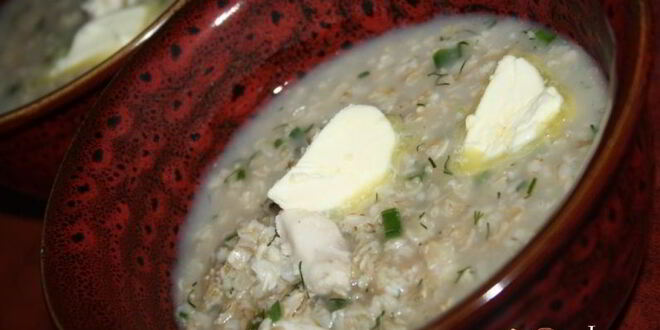 Рецепт овсяной каши с курицей в мультиварке
