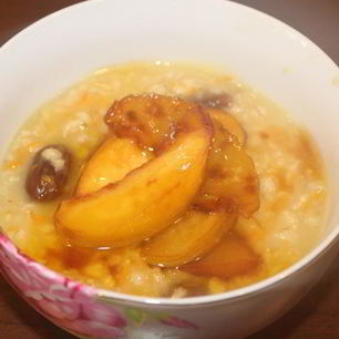 Рецепт Овсяной каши с нектаринами