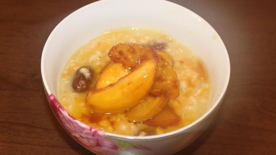 Рецепт овсяной каши с нектаринами