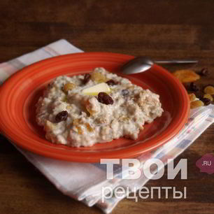 Рецепт Овсяной каши с сухофруктами