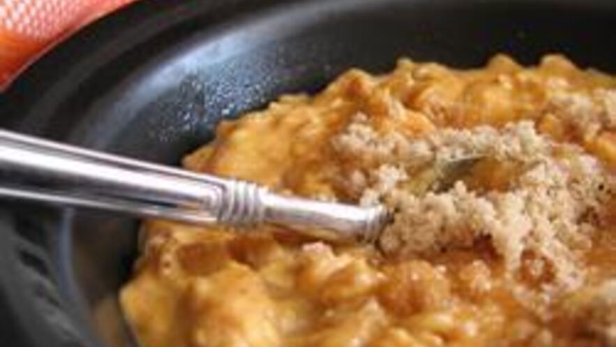 Рецепт овсяной каши с тыквенным пюре в микроволновке