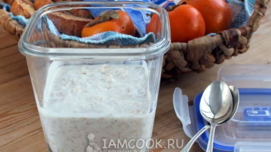 Рецепт овсянки в банке