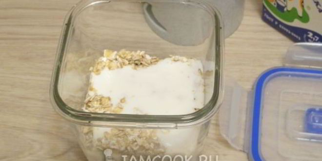 Рецепт овсянки в банке