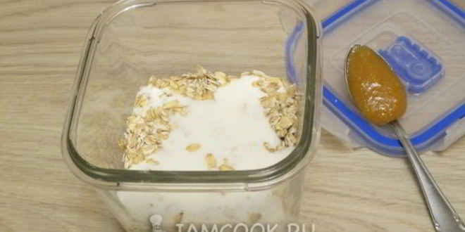 Рецепт овсянки в банке