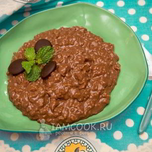 Рецепт Шоколадной овсяной каши