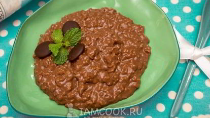 Рецепт Шоколадной овсяной каши